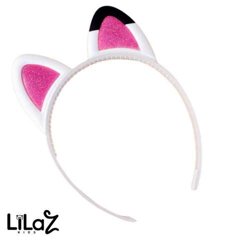 Tiara Gatinho Emborrachada Infantil - Lilaz Kids