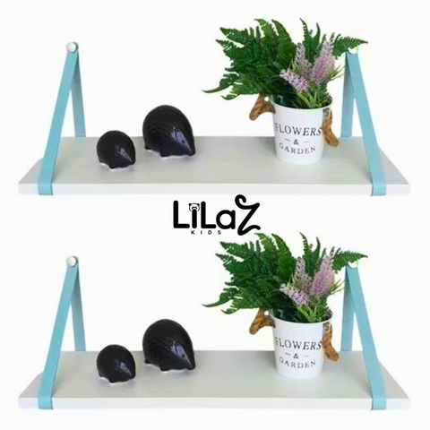 Kit 2 Prateleiras MDF Ideal Para Decoração/Quarto - Lilaz Kids
