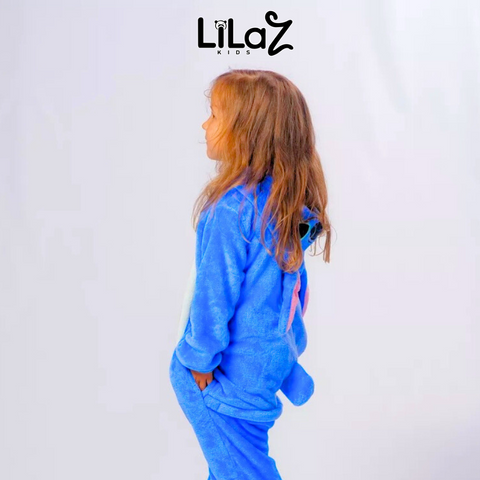 Pijama Macacão Desenho animado Stitch Infantil - Lilaz Kids