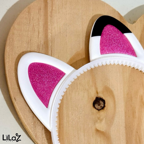 Tiara Gatinho Emborrachada Infantil - Lilaz Kids
