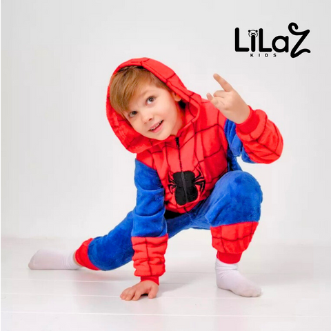 Homem Aranha Pijama Infantil Menino Cosplay - Lilaz Kids