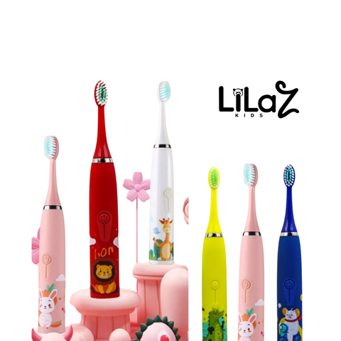 Escova De Dente Elétrica Infantil Recarregavel - Lilaz Kids