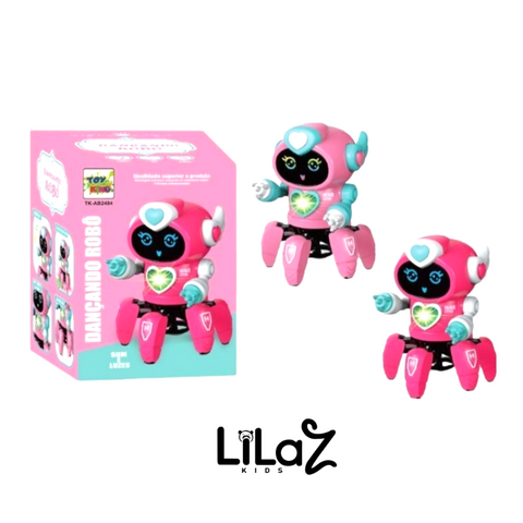 Brinquedo Robô Aranha Lady Dançante Sons Luzes - Lilaz Kids