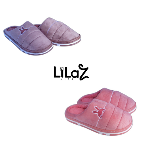 Pantufa Feminina Macia e Confortável Veludo - Lilaz Kids