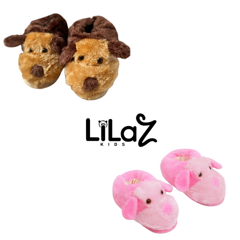 Pantufa Cachorro Pelúcia - Lilaz Kids