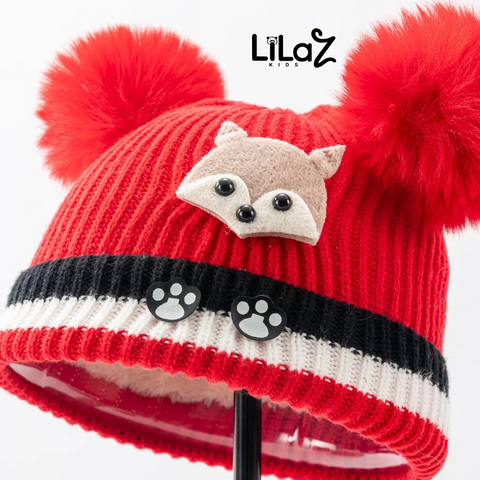 Gorro Touca Longo Infantil Raposa - Lilaz Kids