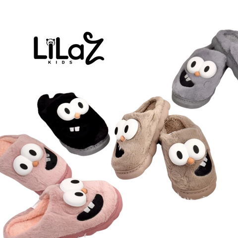 Pantufa Olhos Inverno - Lilaz Kids
