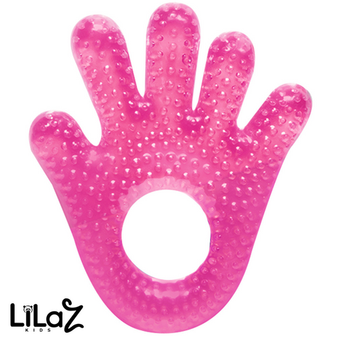 Mordedor Água Mãozinha Rosa - Lilaz Kids