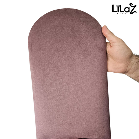 Cabeceira Estofada Decorativa Adesiva Autocolante 40x20 - Lilaz Kids