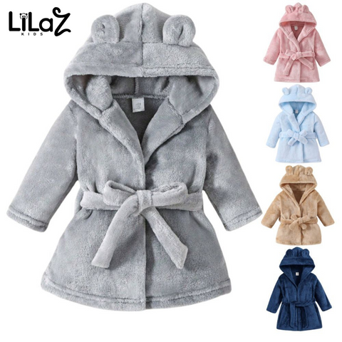 Roupão Infantil Quentinho Inverno - Lilaz Kids