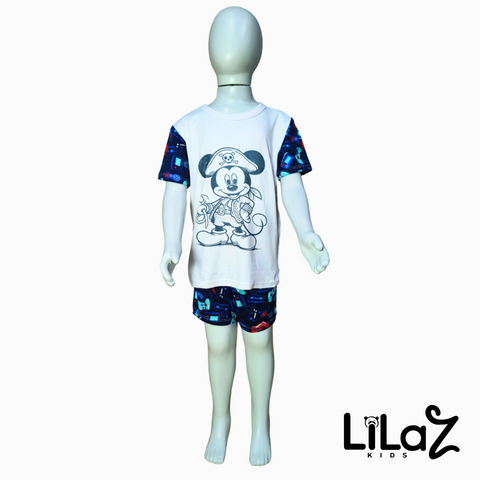 Kit Pijama de Pintar Masculino Infantil e Canetinhas - Lilaz Kids