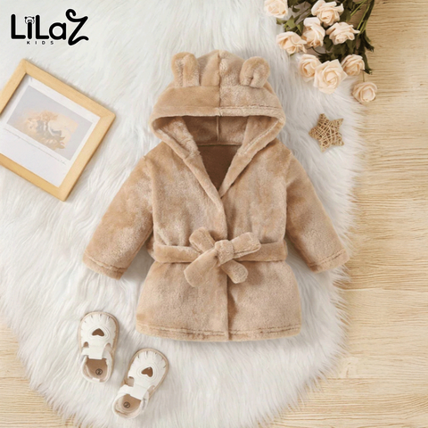 Roupão Infantil Quentinho Inverno - Lilaz Kids