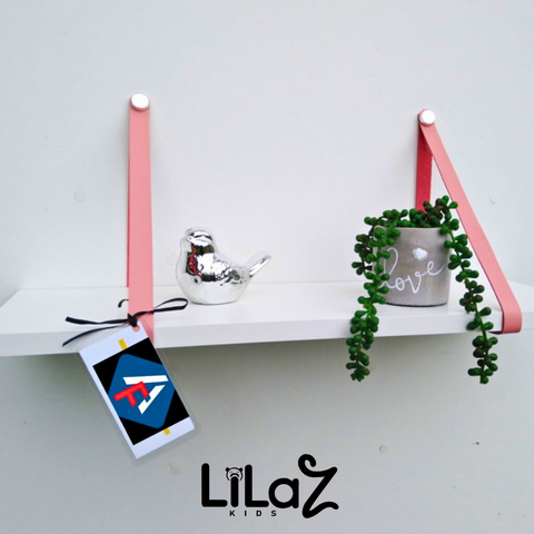 Kit 2 Prateleiras MDF Ideal Para Decoração/Quarto - Lilaz Kids