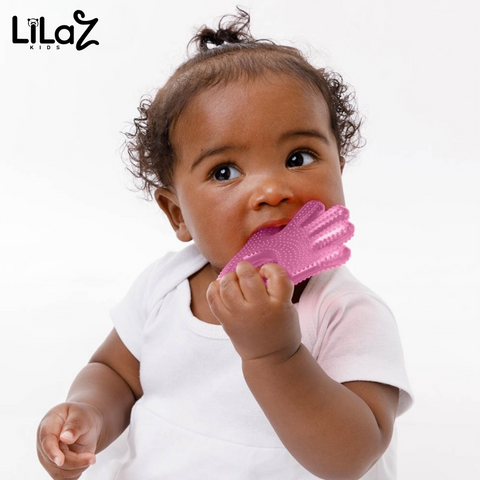 Mordedor Água Mãozinha Rosa - Lilaz Kids