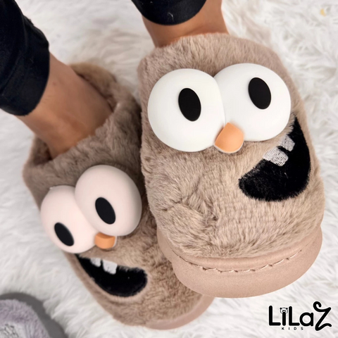 Pantufa Olhos Inverno - Lilaz Kids