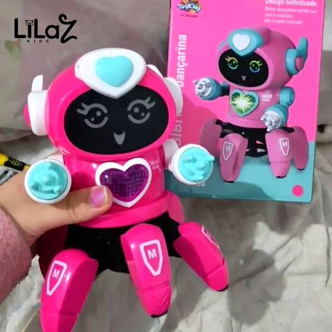 Brinquedo Robô Aranha Lady Dançante Sons Luzes - Lilaz Kids