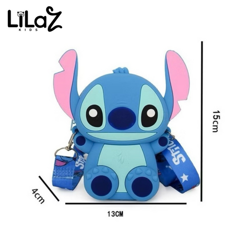 Bolsinha Infantil Silicone Stitch - Lilaz Kids